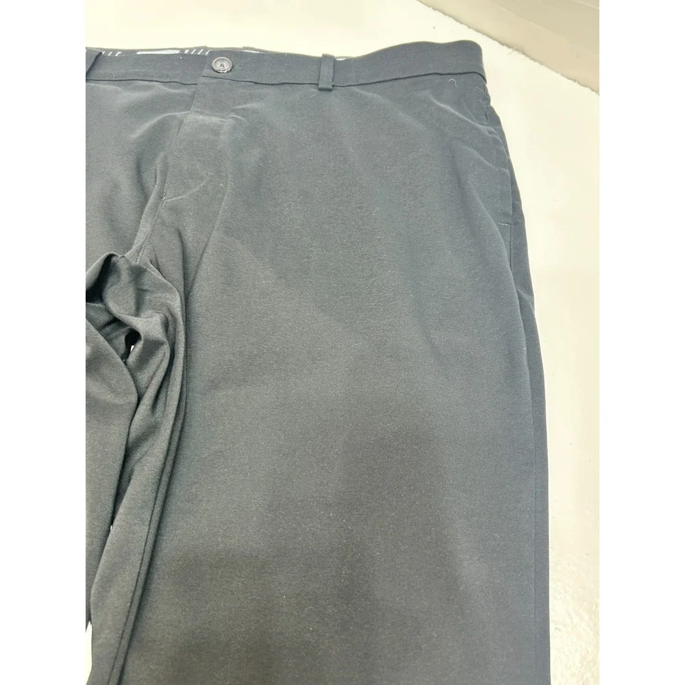 Nike Golf Pants Mens‎ 42x30 M Black Flat Drifit Performance Chino Swoosh 13692